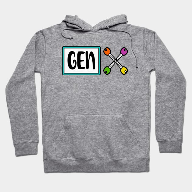 GEN X •Latchkey Kid Hoodie by The MKE Rhine Maiden